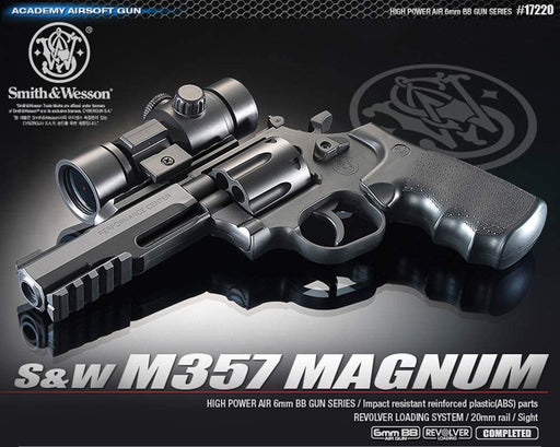 S&W M357 Black Airsoft Pistol - Precision Performance 6mm BB Gun