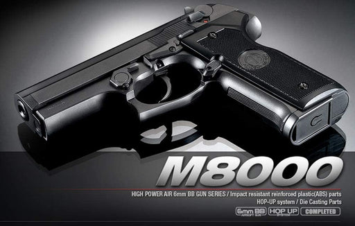 Impact-Resistant Real Black M8000 Airsoft Gun for Precision Shooting