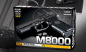 Impact-Resistant Real Black M8000 Airsoft Gun for Precision Shooting