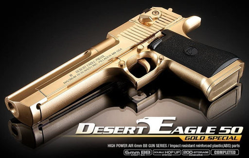 Golden Desert Eagle 50 Airsoft Pistol - Conquer the Field with Authentic Power