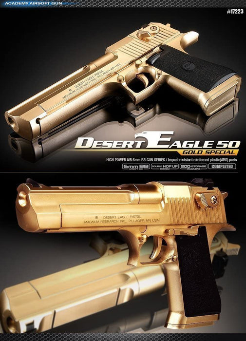 Golden Desert Eagle 50 Gold Special Airsoft Pistol - Elevate Your Gameplay with Unrivaled Strength