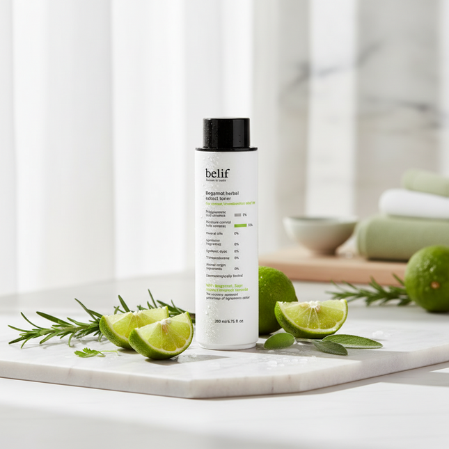 Bergamot & Sage Revitalizing Herbal Toner - Refreshing Elixir for Balanced Complexion - Glow Booster for Normal to Combination Skin