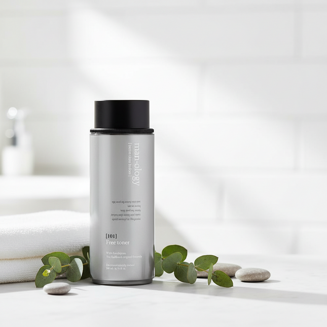 Marrubium-Infused Men's Skin Revitalizing Kit - Soothing Essence for Glowing Complexion