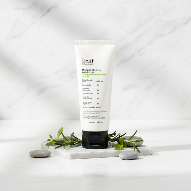 Radiance-Enhancing Exfoliating Facial Scrub - Natural Skin Renewal