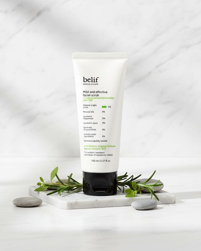 Radiance-Enhancing Exfoliating Facial Scrub - Natural Skin Renewal