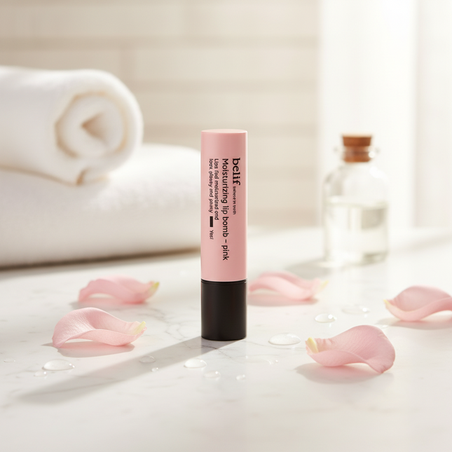 Hydrating Pink Lip Balm for Soft and Supple Lips On-the-Go