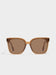 Sleek Oversized Square Sunglasses with Rose Gold Accents