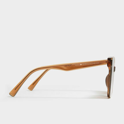 Luxurious Rose Gold Pin-Embellished Oversized Square Sunglasses by GENTLE MONSTER