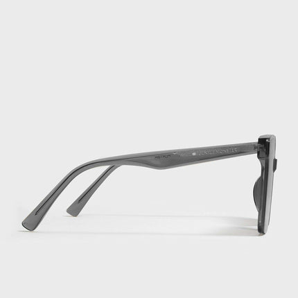 Edgy Bullet Pin Detail Oversized Square Shades by Her G1