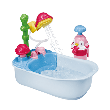 Enchanting Bubble Bath Playset with Color-Changing Doll for Kids by Kongsuni