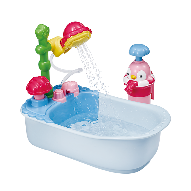 Bubble Fun Bath Play Set with Color-Changing Doll for Kids by Kongsuni