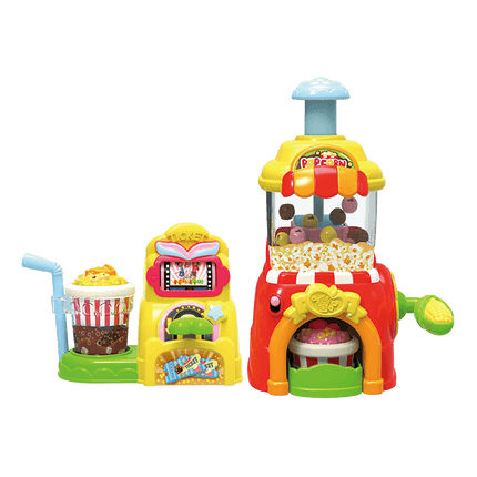 Kongsuni Interactive Popcorn Shop Playset - Creative Pretend Play Toy for Kids