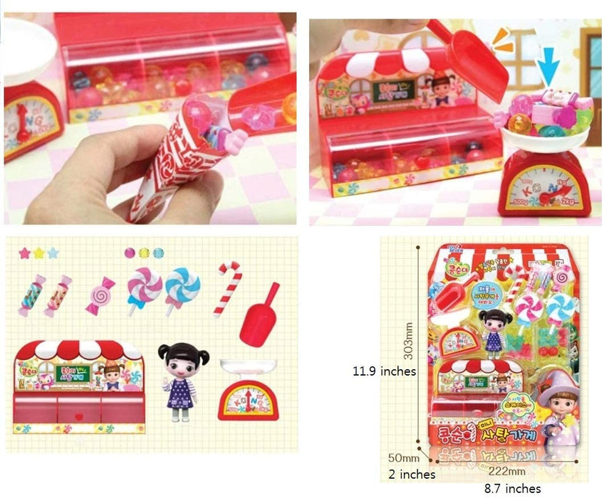 Kongsuni Candy Shop Adventure Kit - Interactive Korean Animated Toy Set