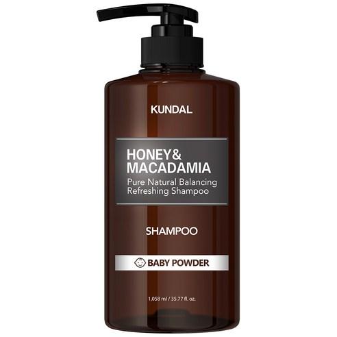 KUNDAL HONEY & MACADAMIA Natural Shampoo (Baby Powder) 1058ml