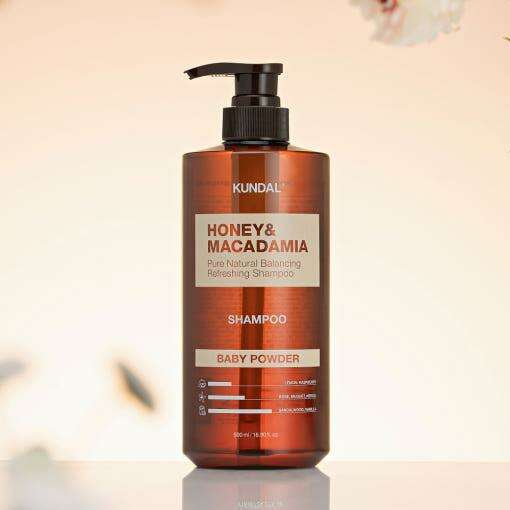 Luxurious Honey & Macadamia Shampoo - 500ml, Gentle Hair Cleansing Solution
