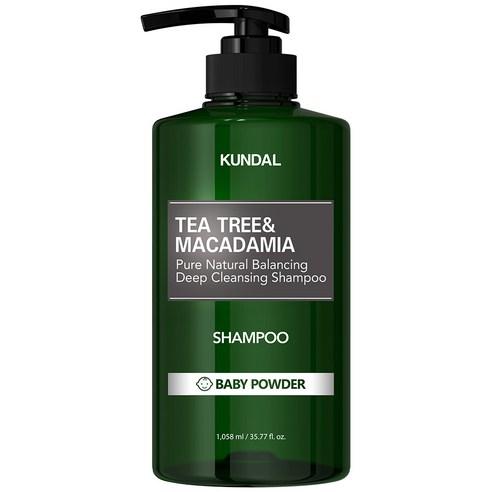 KUNDAL Tea Tree & Macadamia Deep Cleansing Shampoo Baby Powder 1058ml