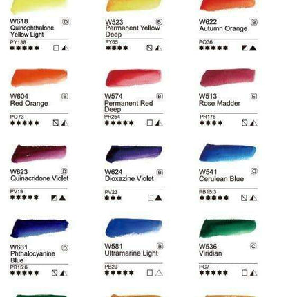 17-Color Professional Watercolor Paint Set - Pure Pigments in 15 ml Tubes for Every Artist