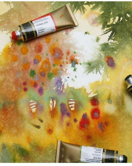 17-Color Professional Watercolor Paint Set - Pure Pigments in 15 ml Tubes for Every Artist