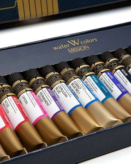 Mijello Mission Gold 24-Color Watercolor Set - Elevate Your Art with Premium Vibrant Pigments