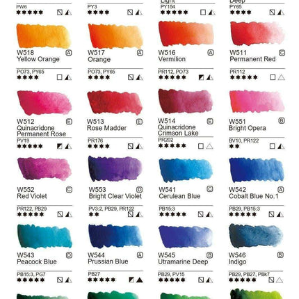 Mijello Mission Gold 36-Color Watercolor Paint Set - Complete Artist Essentials with Mixing Palette