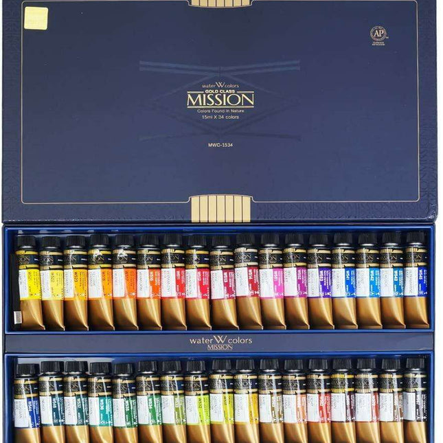 Elevate Your Artwork with 105 Exquisite Shades of Mijello Mission Gold Watercolor Paints