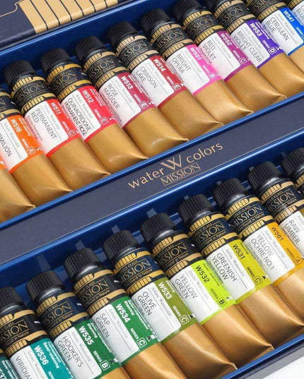 Elevate Your Artwork with 105 Exquisite Shades of Mijello Mission Gold Watercolor Paints
