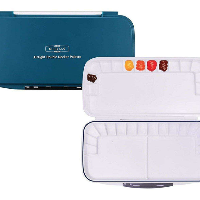 Mijello MWP-1630 Dual-Level Watercolor Palette: The Ideal Artistic Travel Companion