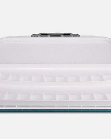 Teal Portable Double Decker Watercolor Palette for On-the-Go Artists