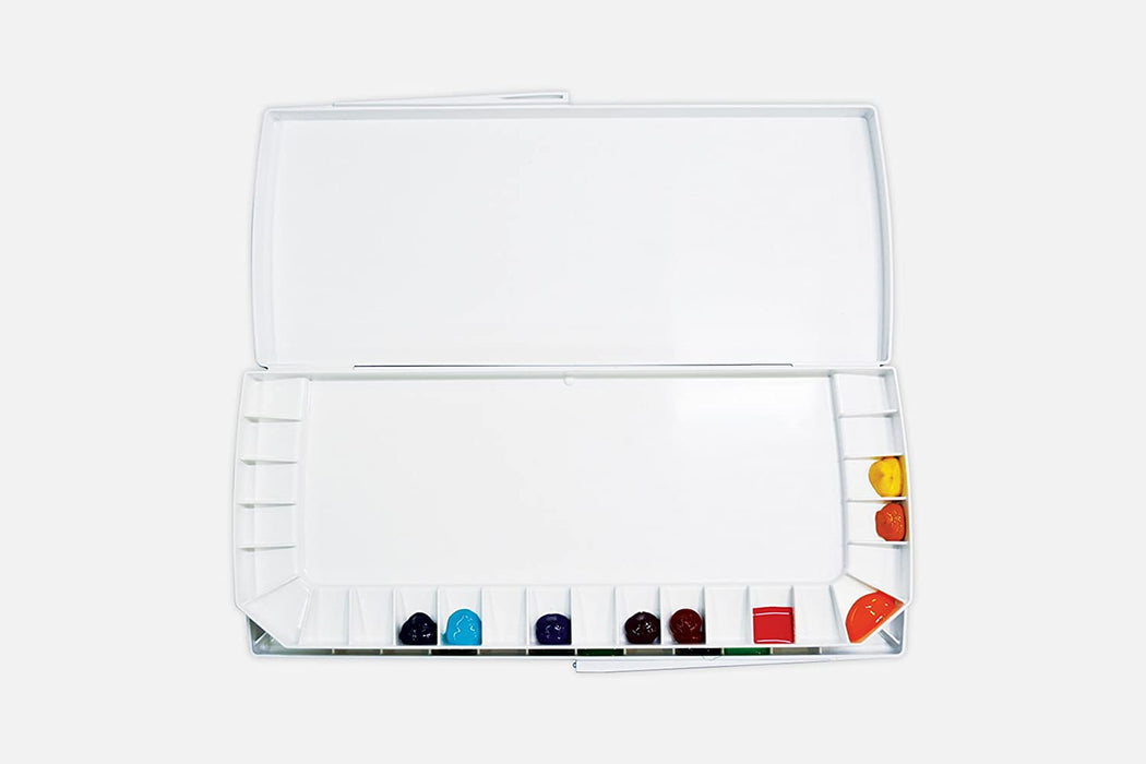 Mijello MWP-1740 Watercolor Palette Double Decker 40 Wells 370x180x30mm (14.56 x 7.08 x 1.18 inch)