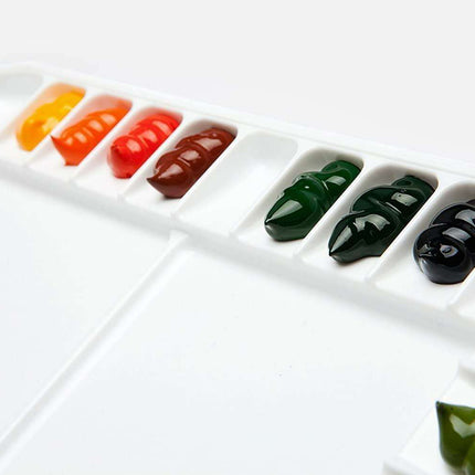 Portable Watercolor Palette Set - Essential Art Kit for On-the-Go Creatives