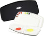 Compact Black Folding Palette with 20 Color Wells - Ideal for Artists on the Go