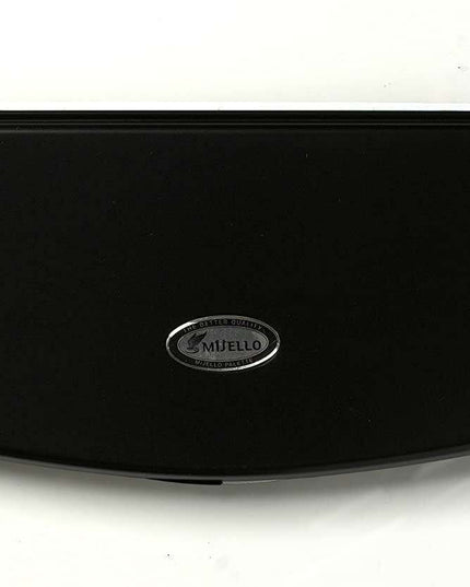 Compact Black Folding Palette with 20 Color Wells - Ideal for Artists on the Go