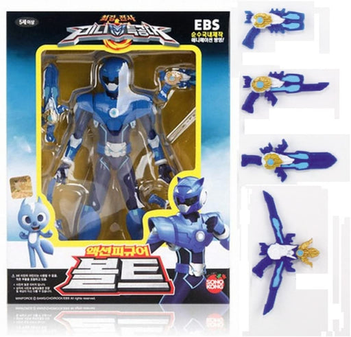MINI FORCE Miniforce Bolt Robot Action Figure, Blue