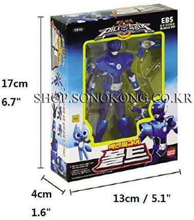 Bolt Action Hero - Dynamic Posing Miniature Robot Adventure Set in Blue