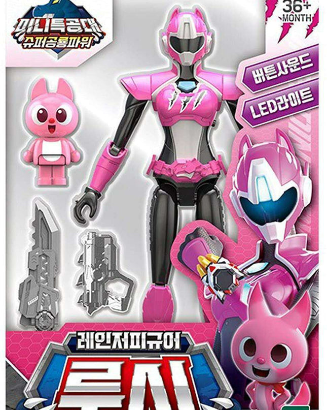 Lucy Super Dinosaur Ranger Action Figure with Interactive Lights and Sounds