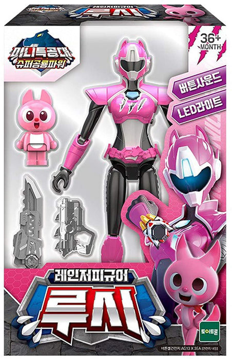 Lucy Super Dinosaur Ranger Action Figure with Interactive Lights and Sounds