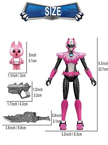 Lucy Super Dinosaur Ranger Action Figure with Interactive Lights and Sounds