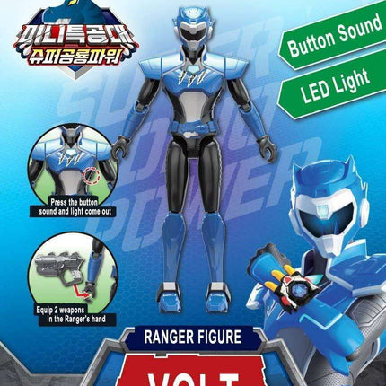 Dino Ranger Power Strike Adventure Action Figure - Light-Up Battle Fun!