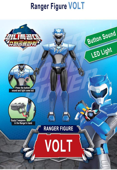 MINI FORCE Miniforce Ranger Figure Super Dinosaur Power Sound Toy (Volt)
