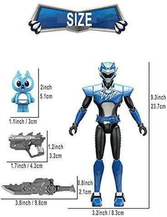 Dino Ranger Power Strike Adventure Action Figure - Light-Up Battle Fun!