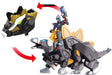 MINI FORCE Super Dinosaur Power Stegosaurus Transforming Action Figure Toy
