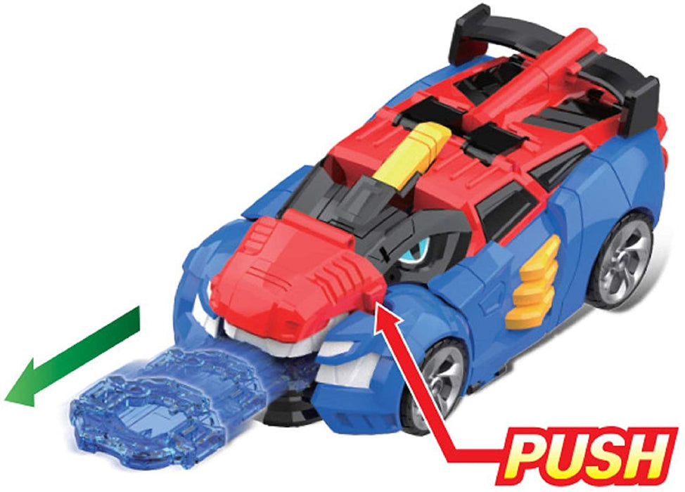 Mini Force Tyranno Thunder Dino Transformer Toy - Power Edition
