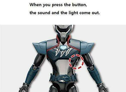 Leo Rio Black Ranger LED Adventure Action Figure Set - Light & Sound Combat Experience