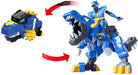 Transforming Dino Adventure Action Figure Toy - MINI FORCE Trans Head Tyraka Super Dinosaur