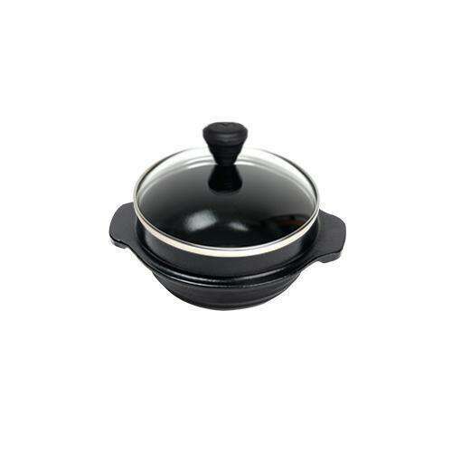 Compact Korean Cast Iron Induction Pot - 11cm