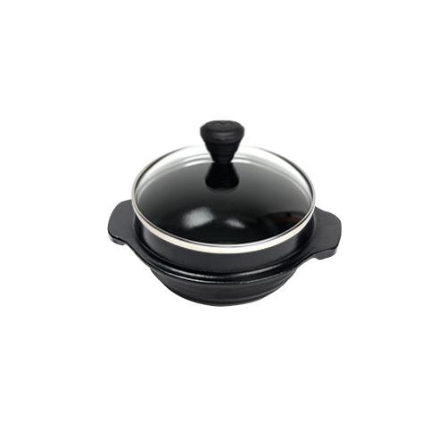 Compact Korean Cast Iron Pot for Induction Cooktops (11cm)