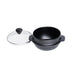 Korean Traditional Iron Pot - Mini Cast Iron Pot for Induction Cooking (13cm)