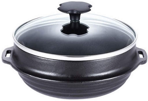 Korean Cuisine Lover's Essential: 17cm Mini Traditional Iron Pot for Exceptional Cooking
