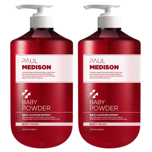 Shower in Opulence with Paul Madison White Musk Body Wash Set - 2 x 1077mL Bottles
