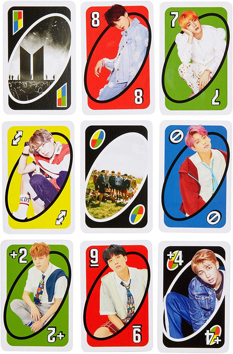 BTS UNO: K-pop Group Card Game with a Dancing Twist